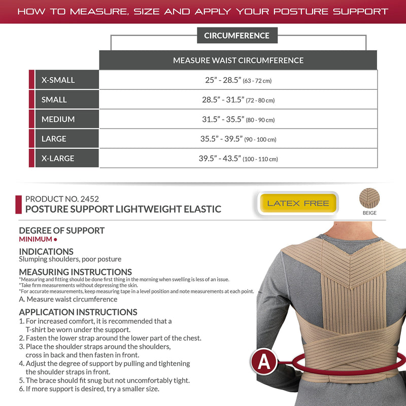 [Australia] - OTC Posture Support, Correct Shoulder Slump Poor Body Position, Small 