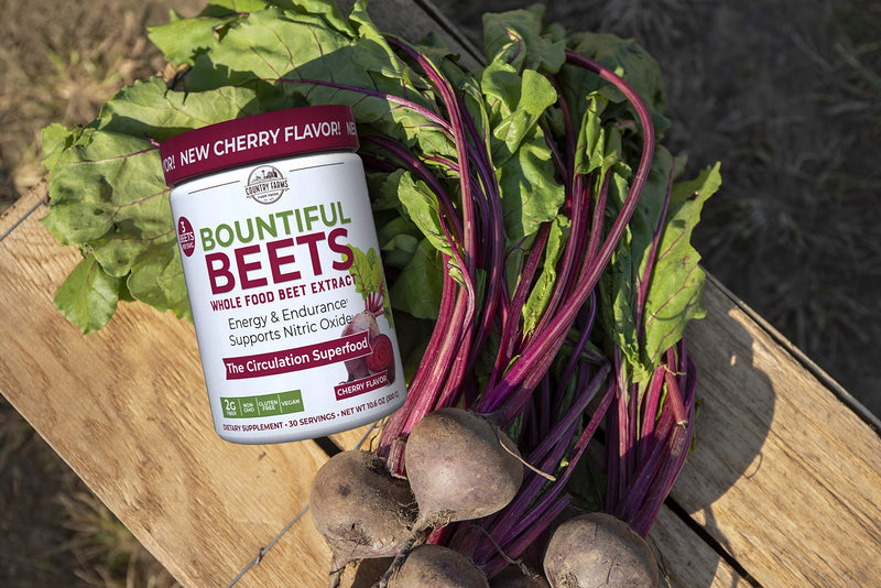 [Australia] - COUNTRY FARMS Bountiful Wholefood Beets Extract Circulation Superfood, 30 Servings (Packaging may vary), White, 10.6 Ounce 