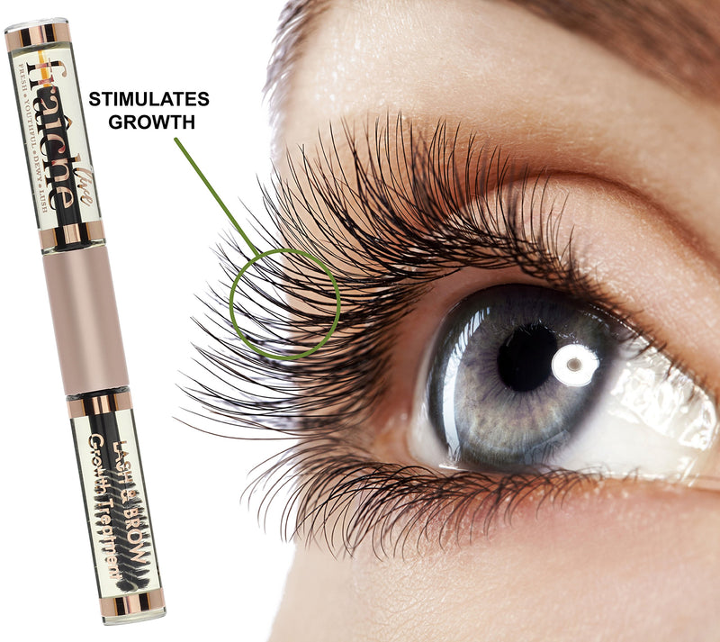 [Australia] - Castor Oil (2oz) + Custom Mascara Tube USDA Certified Organic, 100% Pure, Cold Pressed, Hexane Free by Live Fraiche. Stimulate Growth for Eyelashes, Eyebrows, Hair. Lash Growth Serum. Brow Treatment 