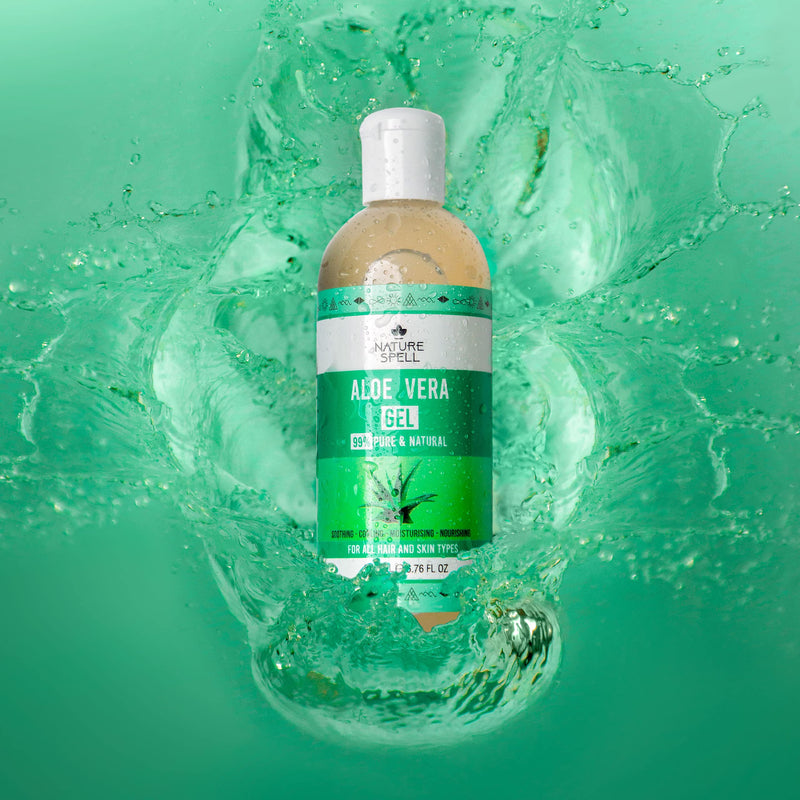 [Australia] - Nature Spell Aloe Vera Gel 99% Pure 200ml – Soothing & Hydrating - For All Hair & Skin Types - Made In The UK, 100% Vegan 