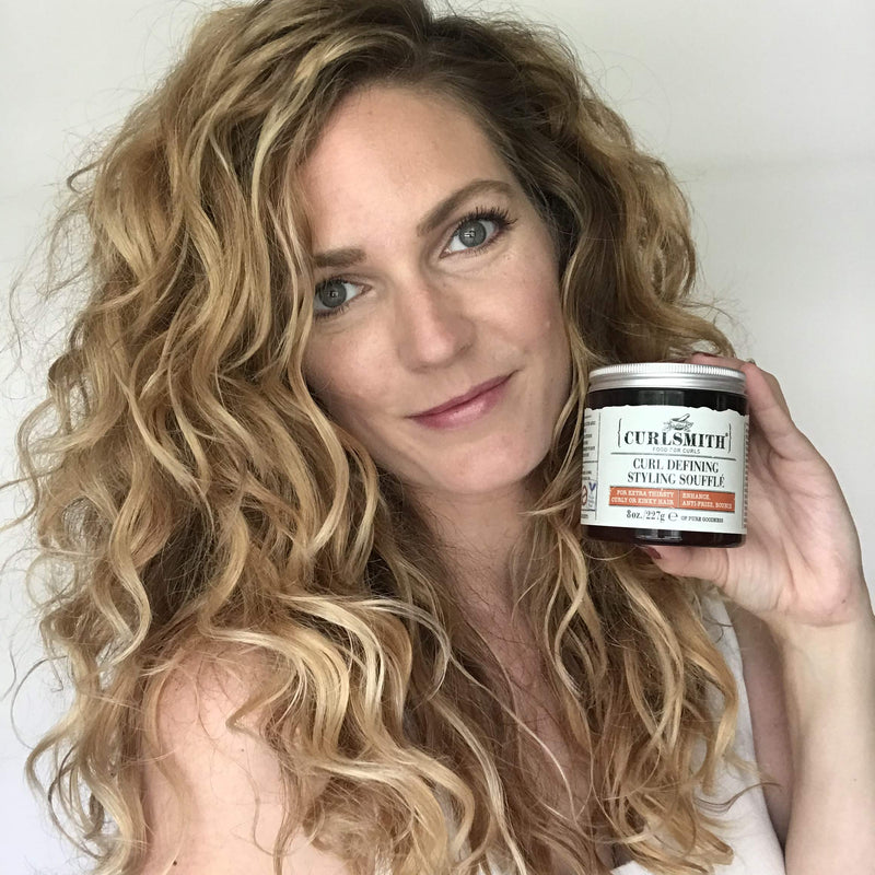 [Australia] - Curlsmith - Curl Defining Styling Soufflé - Vegan Medium Hold Styling Gel for Wavy, Curly and Coily Hair (8oz) 8 Fl Oz (Pack of 1) 