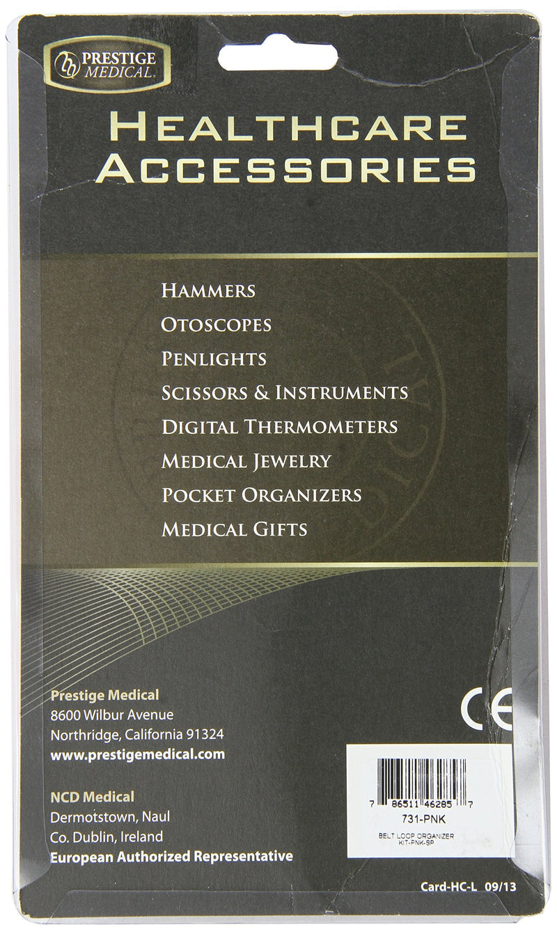 [Australia] - Prestige Medical Belt Loop Organizer Kit, Pink 