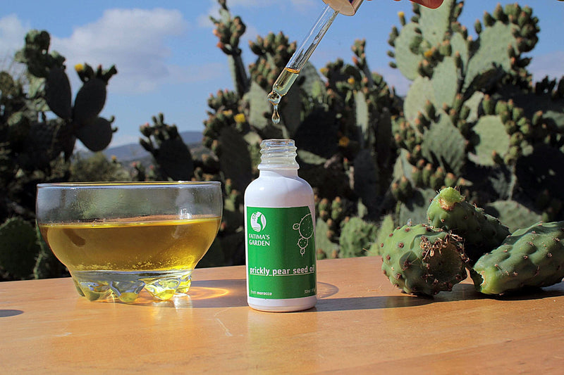 [Australia] - Fatima's Garden Prickly Pear Seed Oil for Face, Hair, Skin and Nails, USDA Ecocert Certified Organic Pure Virgin Cold Pressed Moroccan Anti-aging Moisturizer-30ml 30 ml (Pack of 1) 