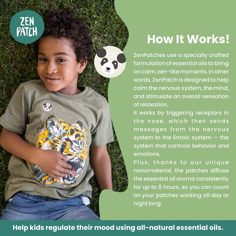 [Australia] - The Natural Patch Co. ZenPatch Mood Calming Stickers for Kids and Adults (24 Pack) � The Natural Patch - All Natural, Chemical and Drug Free, Mood Support for Relaxation 