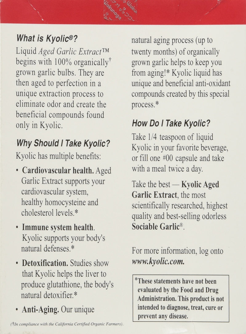[Australia] - KYOLIC Liquid - Plain - 4 oz - Liquid(includs 2 pack of 2 oz bottle) 