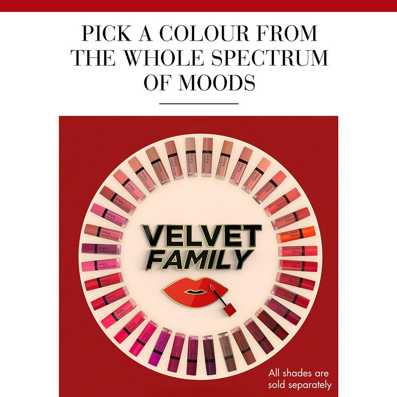 [Australia] - Bourjois Rouge Edition Velvet Liquid Lipstick 1 Personne Ne Rouge! Reds, 6.7ml 01 Personne Ne Rouge 