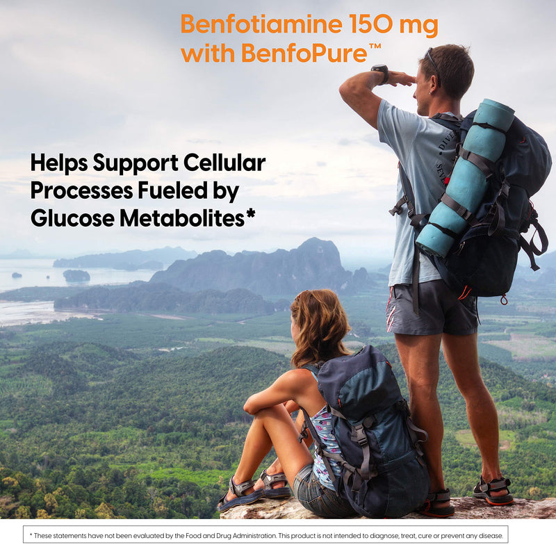[Australia] - Doctor's Best BenFotiamine with BenfoPure, Non-GMO, Gluten Free, Vegan, Helps Maintain Blood Sugar Levels, 150 mg, 120 Veggie Caps (DRB-00129) 