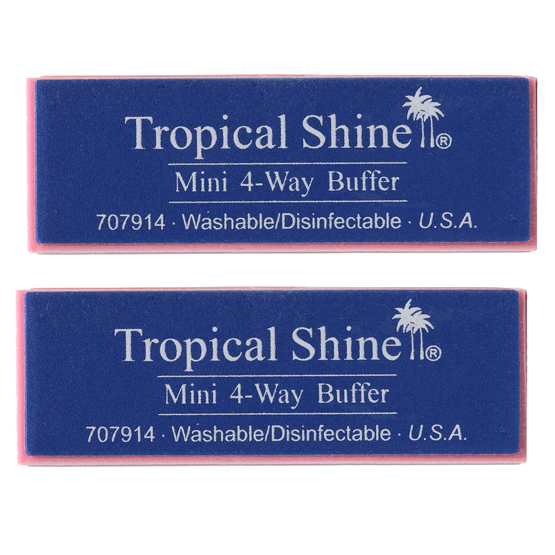 [Australia] - Tropical Shine Mini 4-Way Nail Buffer Block 2 piece 