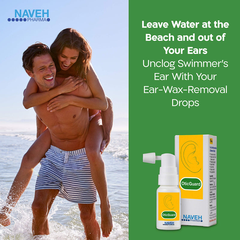 [Australia] - NAVEH PHARMA Otic Guard Natural Ear Wax Removal Spray – Herbal-Oil Blend for Ear Infections and Ear Pain in Adults – Ear Wax Softener for Clogged Ear Relief and Swimmer’s Ear (0.5 fl Oz) 0.5 Ounce (Pack of 1) 
