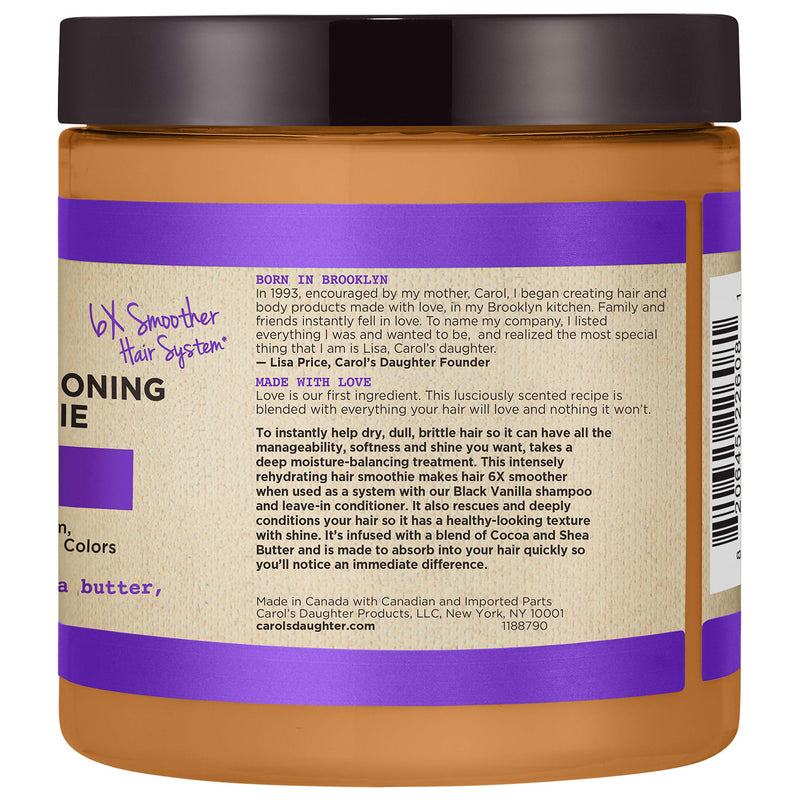[Australia] - Carol's Daughter Black Vanilla Moisture and Shine Hair Smoothie For Dry Hair and Dull Hair, with Shea Butter, Cocoa Butter and Vitamin B5, Paraben Free Hair Treatment, 8 oz (Packaging May Vary) 