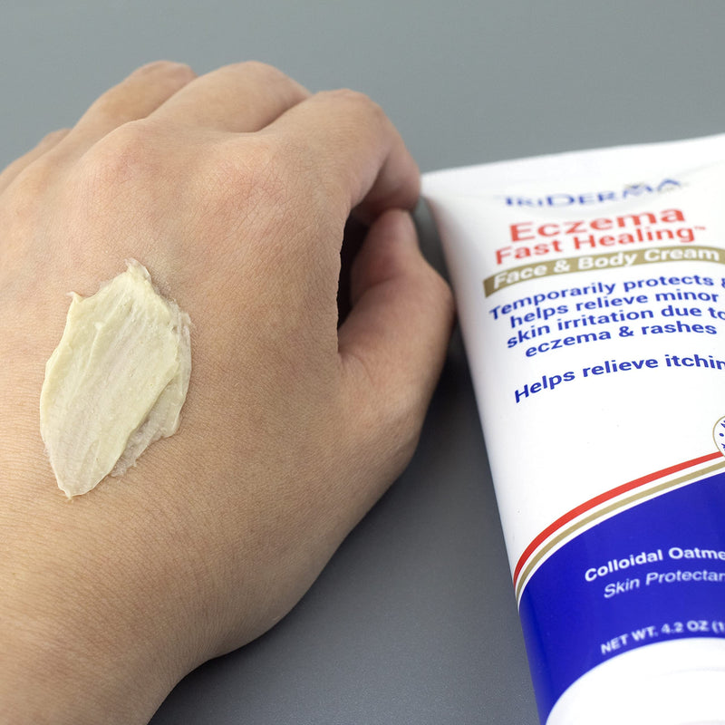 [Australia] - TriDerma Eczema Fast Healing Face and Body Cream, Maximum Strength Itch & Rash Relief, 4.2 Ounces 