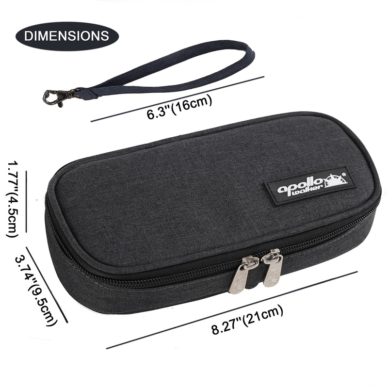 [Australia] - Apollo Walker Insulin Cooler Travel Case Diabetic Medication Cooler (Black) Black-small 