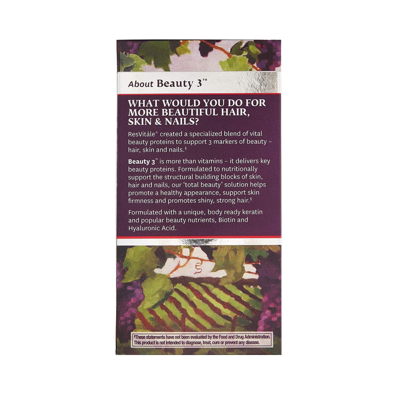 [Australia] - ResVitale Advanced Skincare Beauty 3 90 Capsules 