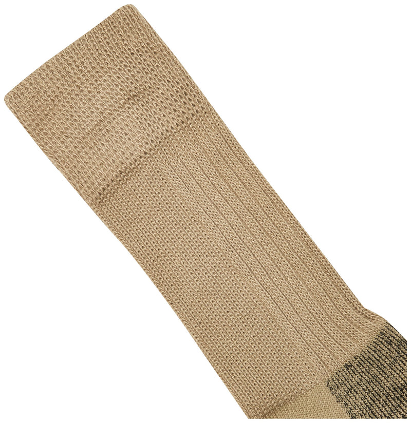 [Australia] - Dr. Scholl's Men's Advanced Relief Casual Crew Socks - 2 & 3 Pair Packs 7-12 Khaki 