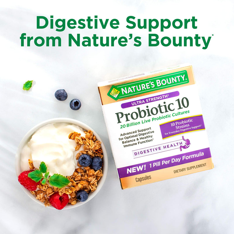 [Australia] - Nature's Bounty Nature's Bounty Probiotic Acidophilus, 360 Tablets (3 X 120 Count Bottles),, 360 Count () 