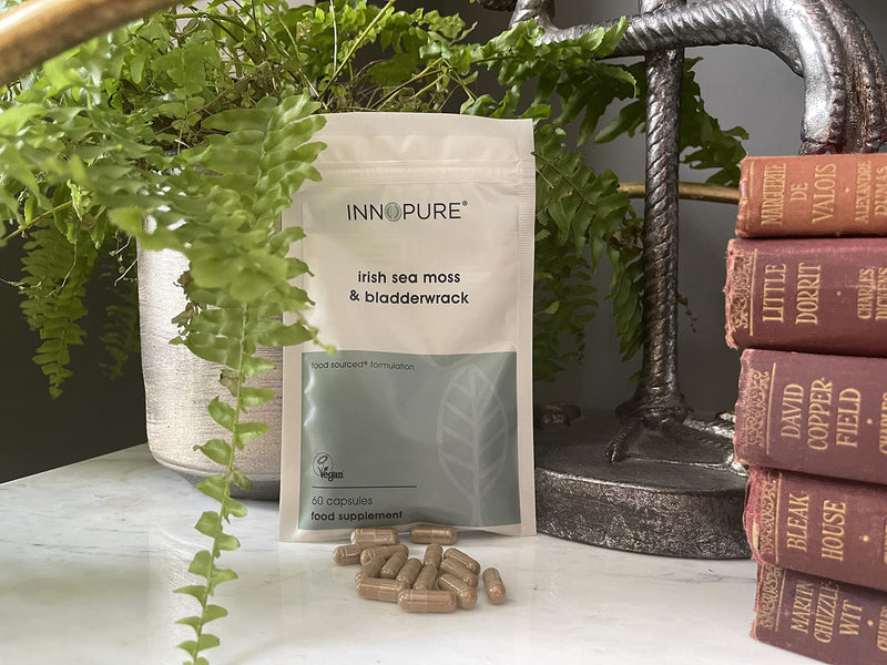 [Australia] - Irish Sea Moss & Bladderwrack Capsules - High Strength - Ethically Sourced SeaMoss, Natural Supplement, Vegan Society Certified - UK Made 