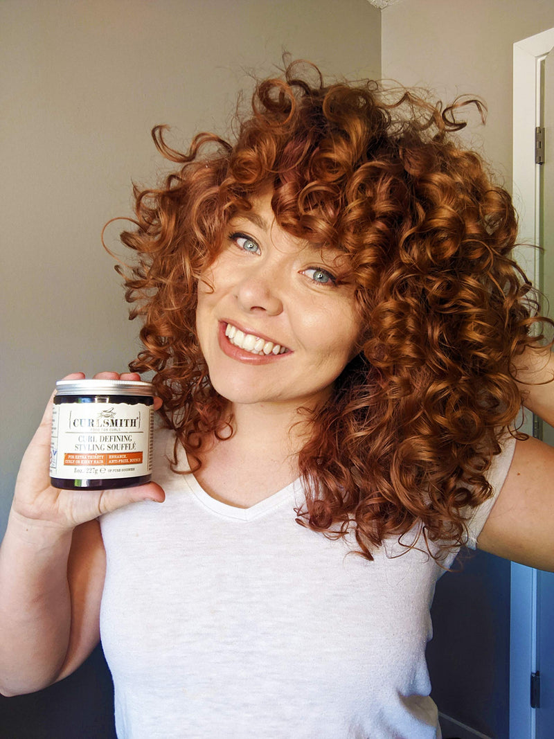 [Australia] - Curlsmith - Curl Defining Styling Soufflé - Vegan Medium Hold Styling Gel for Wavy, Curly and Coily Hair (8oz) 8 Fl Oz (Pack of 1) 