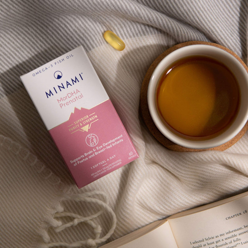 [Australia] - Omega 3 Fish Oil Supplement - Minami - MorDHA Prenatal with high Concentration of DHA Formula - Supports Brain and Eye Development of Foetus and Breast-fed Infants - 60 Softgels 