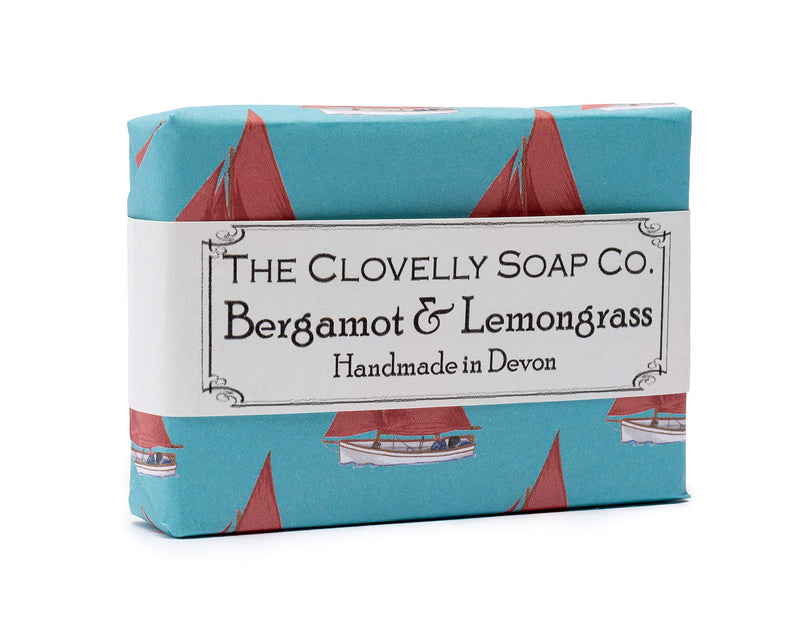 [Australia] - Clovelly Soap Co Natural Handmade Bergamot Lemongrass and Lime Soap Bar for all Skin Types 100g 