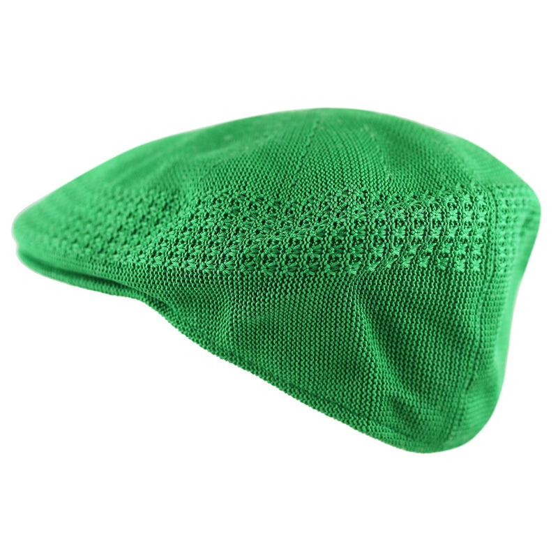 [Australia] - The Hat Depot Light Weight Classic Mesh Newsboy Ivy Gatsby Cabbie Golf Hat Cap Large Kelly Green 