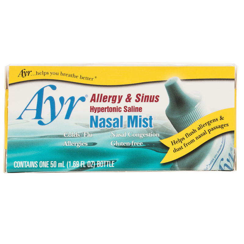 [Australia] - AYR Allergy & Sinus Hypertonic Saline Nasal Mist, White, 1.69 Fl Oz 