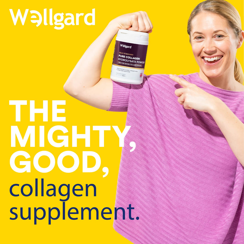 [Australia] - Collagen Powder, Gold Standard Bovine Collagen Peptides Powder by Wellgard - High Levels of The 8 Essential Amino Acids, Collagen Supplements, Halal & Kosher, Made in UK 