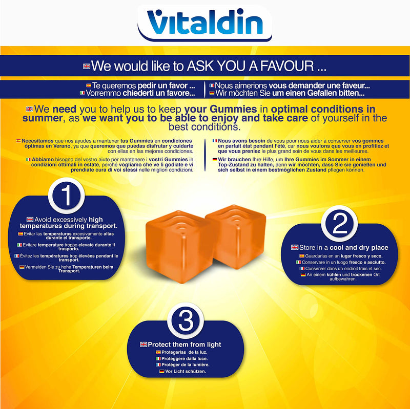 [Australia] - VITALDIN Coenzyme Q10 Gummies � 200 mg CoQ10 per Serving � 50 Chewable Gummies (1 Month Supply), Peach Flavour � Beauty Supplement � Antioxidant � Gluten Free 