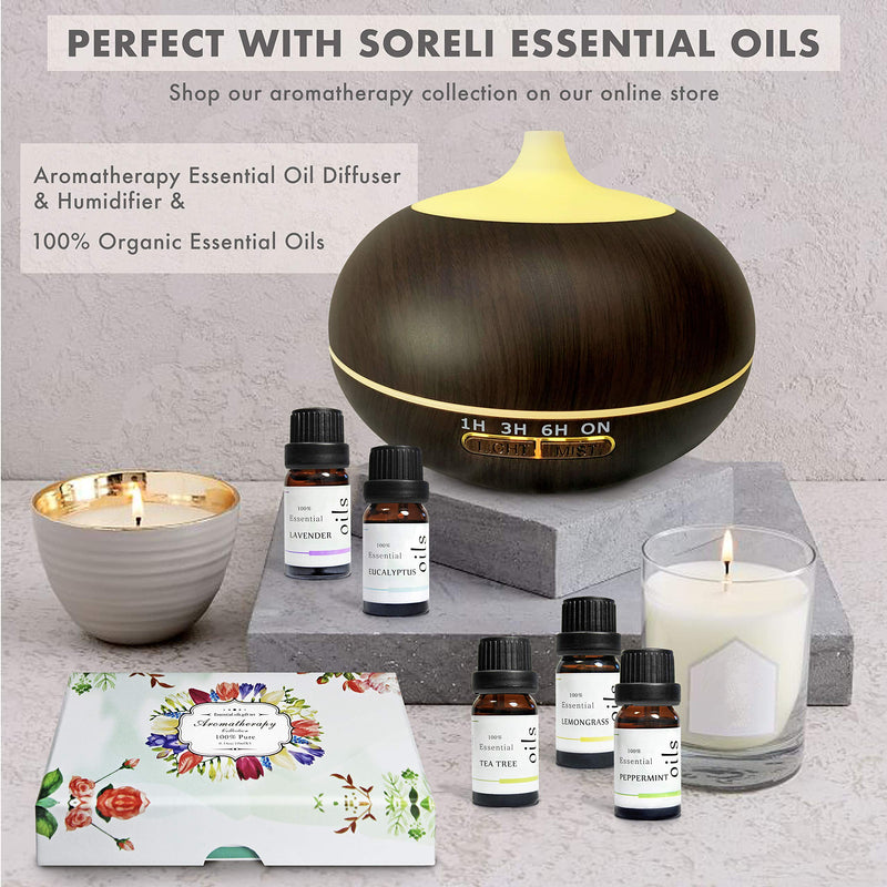 [Australia] - Essential Oil Diffuser 550ml (UK Company) 10HR+ Aromatherapy Fragrance Scent Aroma Humidifier Air Purifier 