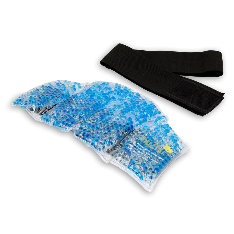 [Australia] - Zhu-Zhu Multi-Purpose Hot & Cold Pack Therapeutic Gel Beads - Neck, Joint, Shoulder & Back Pain Relief Wrap - Sports Injury Heat Therapy Pad 