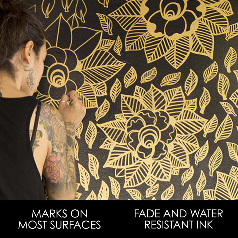 [Australia] - Sharpie 39108PP Metallic Permanent Markers, Fine Point, Silver, 2 Count 