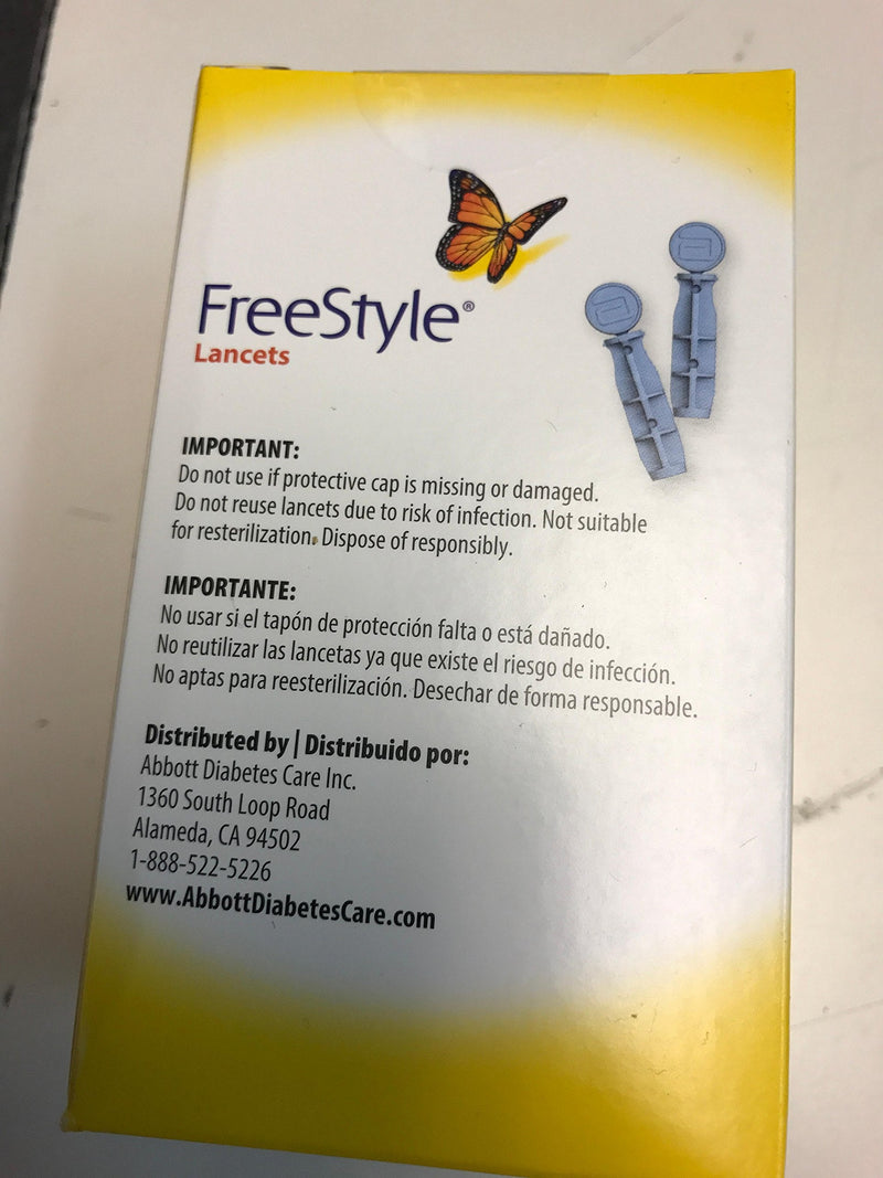 [Australia] - Freestyle 100 Lancets 28g (Pack of 1) 