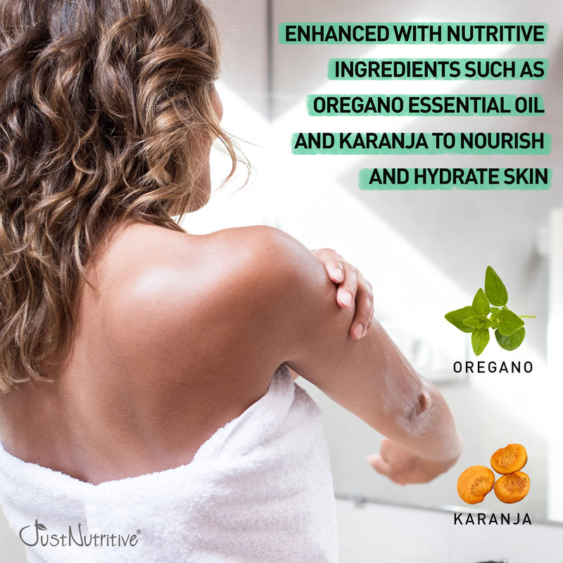 [Australia] - Skin Calming & Healing Lotion | Organic Moisturizer for Treatment of Dry, Cracked or Irritated and Itchy Skin | Eczema Lotion Provides Long-lasting Relief | Just Nutritive | 16 Oz 