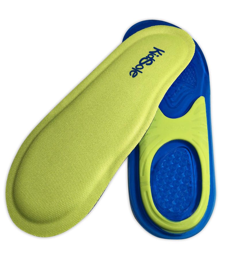 [Australia] - Children's Slim Gel + Memory Foam Hybrid Insole for Comfort, Cushion & Pain Relief. JellyFoam by KidSole ((24 cm) Kids Size 2-6) (24 CM) Kids Size 2-6 