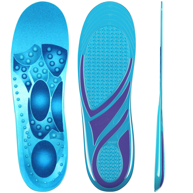 [Australia] - Dr. Scholl's Stimulating Step Insoles with Massaging Gel Plus Stimulating Nodes, Unisex 1 Pair Men's 8-13 