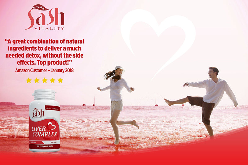 [Australia] - Liver Support Capsules High Strength | 13 Essential Natural Ingredients for Healthy Liver Function - Premium Liver Supplement | 120 Vegan Liver Pro Care Tablets – 8 Weeks Usage | UK Made Sash Vitality 