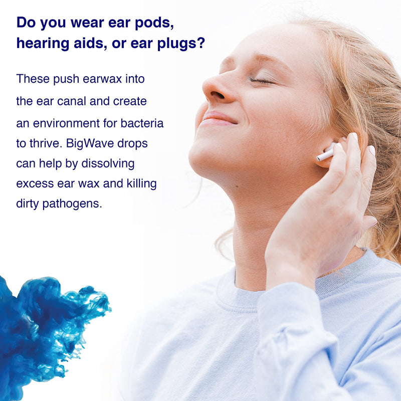 [Australia] - BigWave Drops - Ear Drops Formulated to Treat Swimmer's Ear - Surfer's Ear - Ear Infections - Made to Heal, Dry, & Soothe to Reduce Ear Pain - Designed to Improve Earwax Removal & Reduce Inflammation 