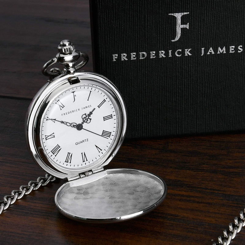 [Australia] - Groom Gifts from Bride - Engraved Groom Pocket Watch - Wedding Gift for Groom on Wedding Day I Gift for Groom from Bride on Wedding Day 