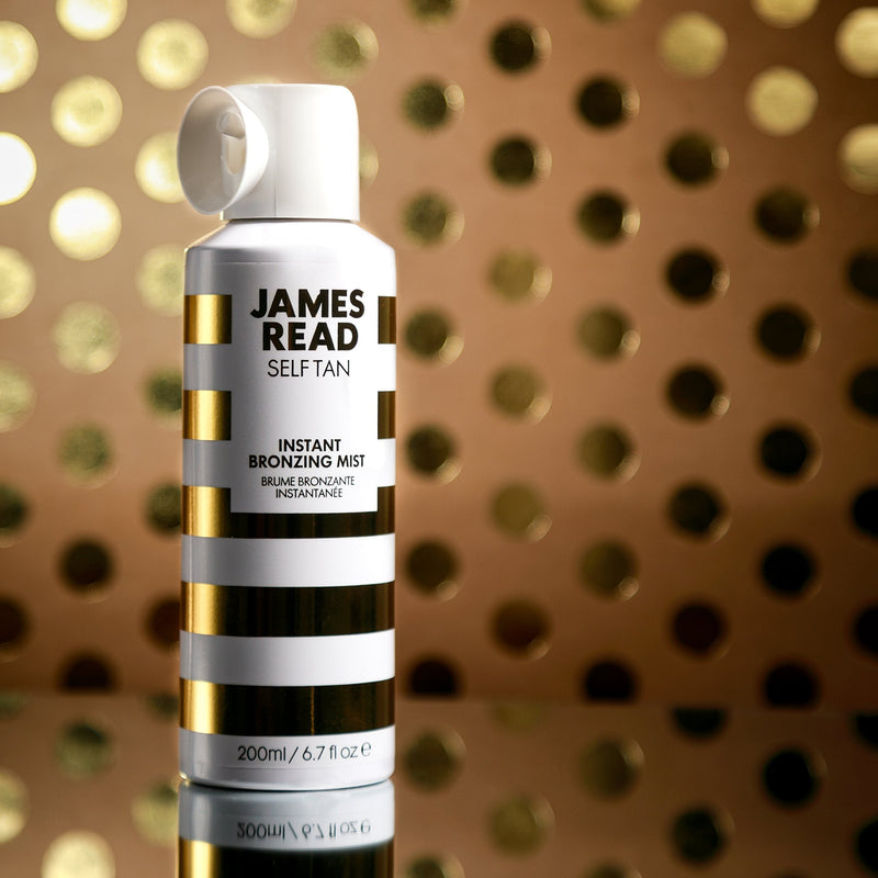 [Australia] - JAMES READ Instant Bronzing Mist for Face & Body 200ml LIGHT/MEDIUM All-Over Golden Glow Fast Drying & Long-Lasting Tanning Mist, Develops in 6-8 Hours Suits all Skin Tones Infused with Aloe Vera 