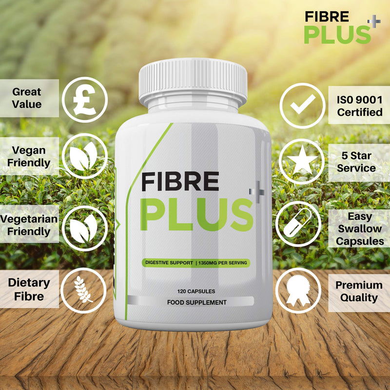 [Australia] - Fibre Plus by Freak Athletics - Daily Fibre Supplement - Premium Fibre Capsules with Psyllium Husk, Chia Seed, Baobab Fruit 