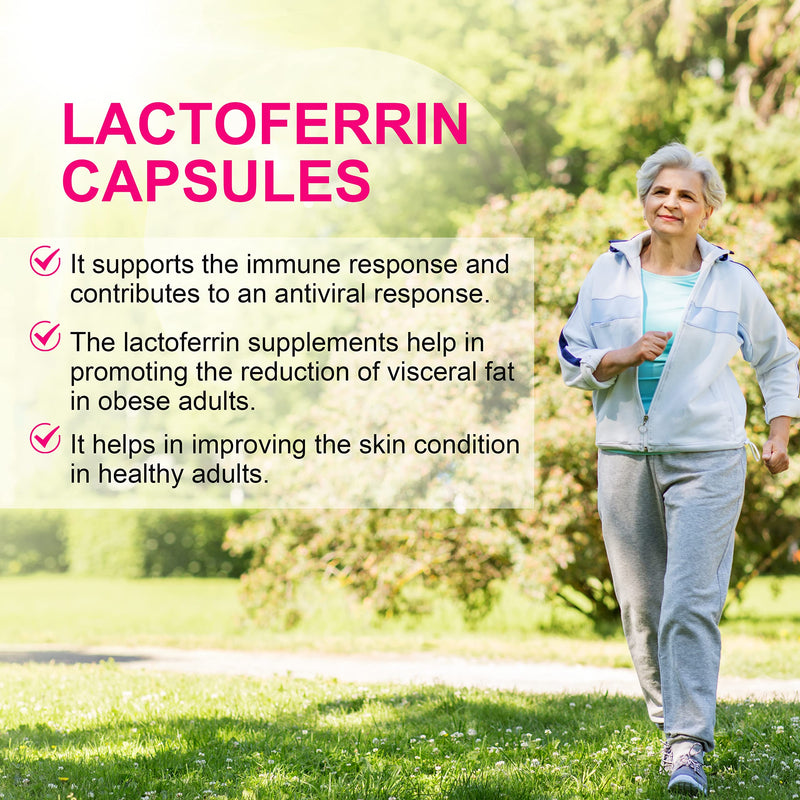 [Australia] - Lactoferrin, 60 capsules, LFS 90% 100mg, Aliness, improves the immune system function, gluten free, vegan 