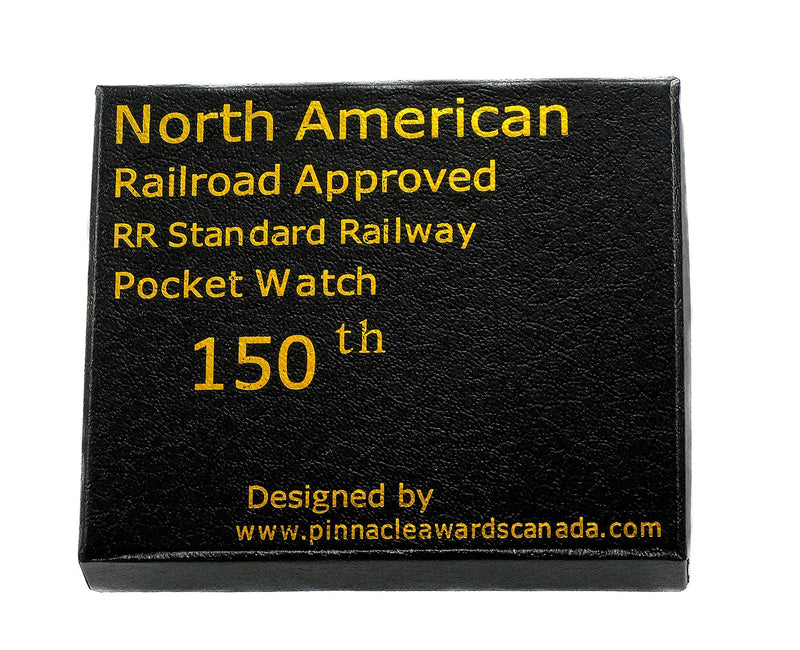 [Australia] - North American Railroad Approved, Railway Regulation Standard, Historical Train Pocket Watch"150th Aniversary USA" Japanese Movement"Steam Engine #"1" (of 5 Watch Collection) 