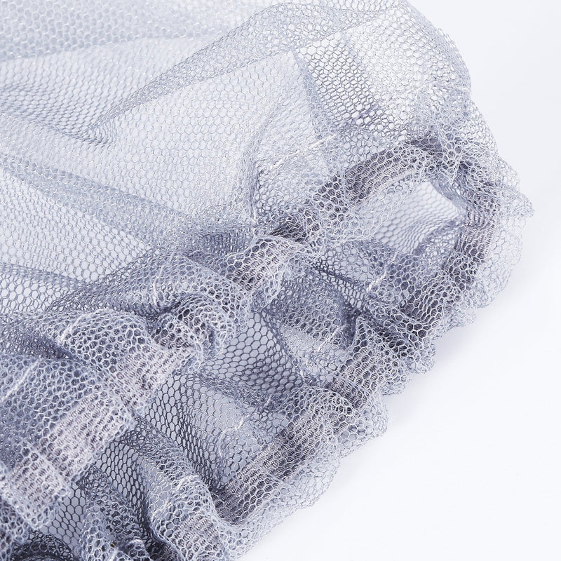[Australia] - 4 Pack Mosquito Head Net Face Netting Neck Cover Netting Mesh Net for Outdoor Activity (Regular Size, Grey) 