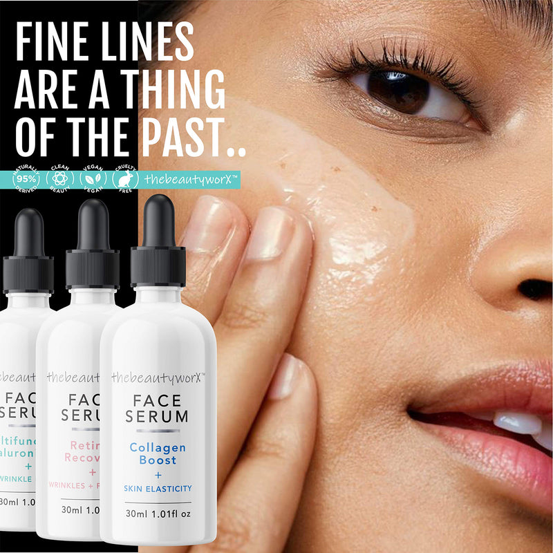 [Australia] - thebeautyworX Retinol Recovery Face Serum to Help Reduce Age Spots & Fine Lines 30ml 