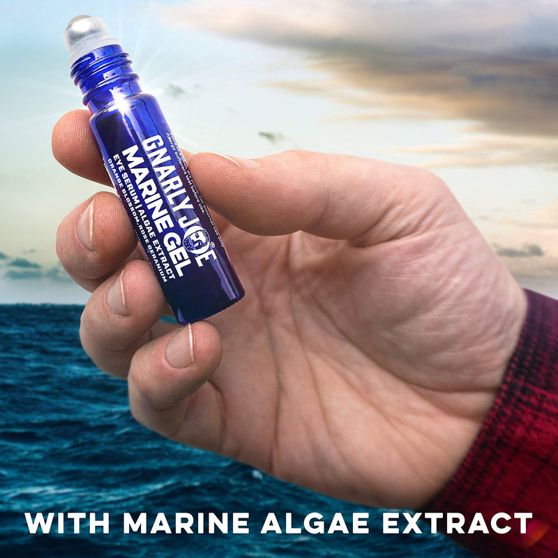 [Australia] - Gnarly Joe Eye Serum for Men. Hyaluronic Gel with Cooling Rollerball Applicator. Rejuvenates Tired Eyes, Puffiness and Dark Circles (10 ml) 10 ml (Pack of 1) 