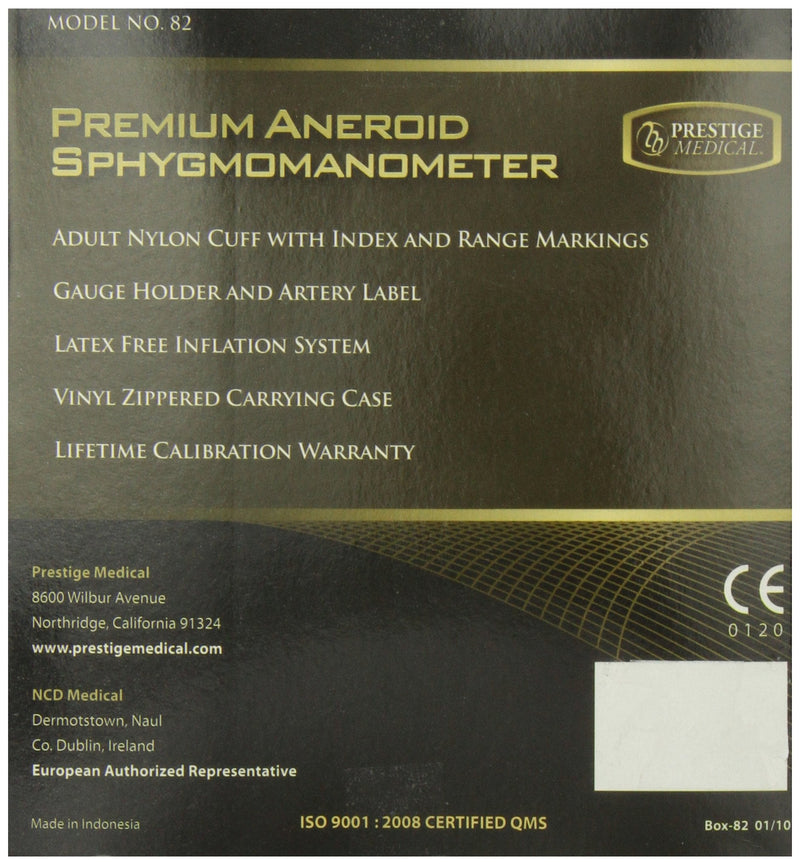 [Australia] - Prestige Medical 82-PED-BLK Pediatric Aneroid Sphygmomanometer,Black Black 