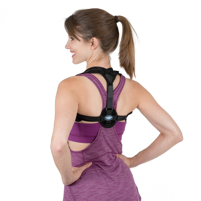 [Australia] - FlexGuard Support Posture Corrector for Women and Men - Adjustable Upper Back & Shoulder Brace Trainer for Slouching, Neck Hump and Hunched Shoulders - Medium/Large Medium/Large 