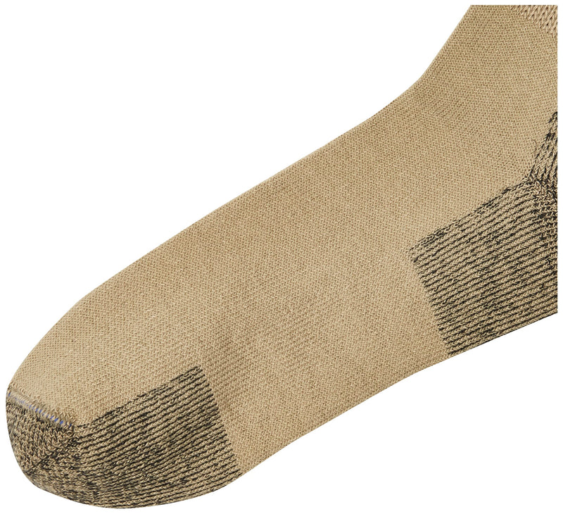 [Australia] - Dr. Scholl's Men's Advanced Relief Casual Crew Socks - 2 & 3 Pair Packs 7-12 Khaki 