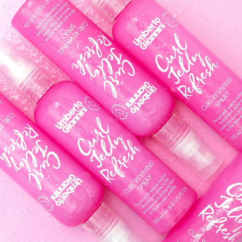 [Australia] - Umberto Giannini Curl Jelly Scrunching Jelly 200ml Vegan & Cruelty Free Frizz Styling Curl Control Hair Gel for Curly or Wavy Hair, 150 ml (Curl Jelly and Jelly Refresh Spray) 150 ml (Pack of 1) 