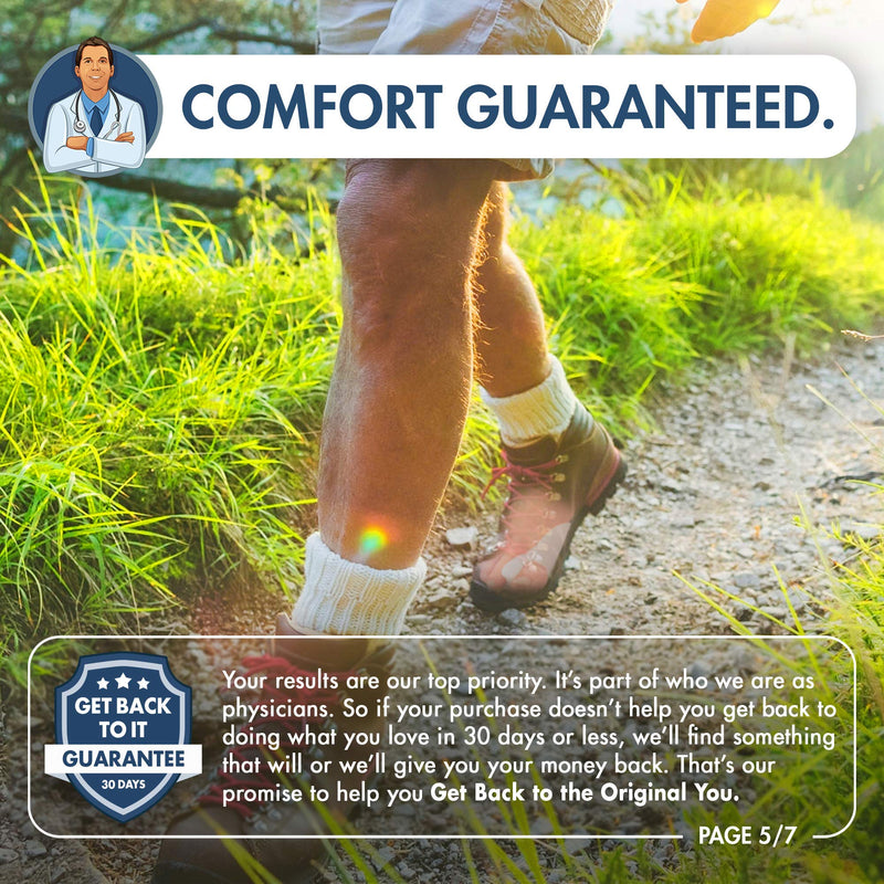 [Australia] - Dr. Frederick's Original Bunion Pad & Toe Spacers - 2 Pieces - Temporary Bunion Corrector - Soft Gel Bunion Splint Toe Separators - Fast Bunion Relief - Wear with Shoes - Women & Men 