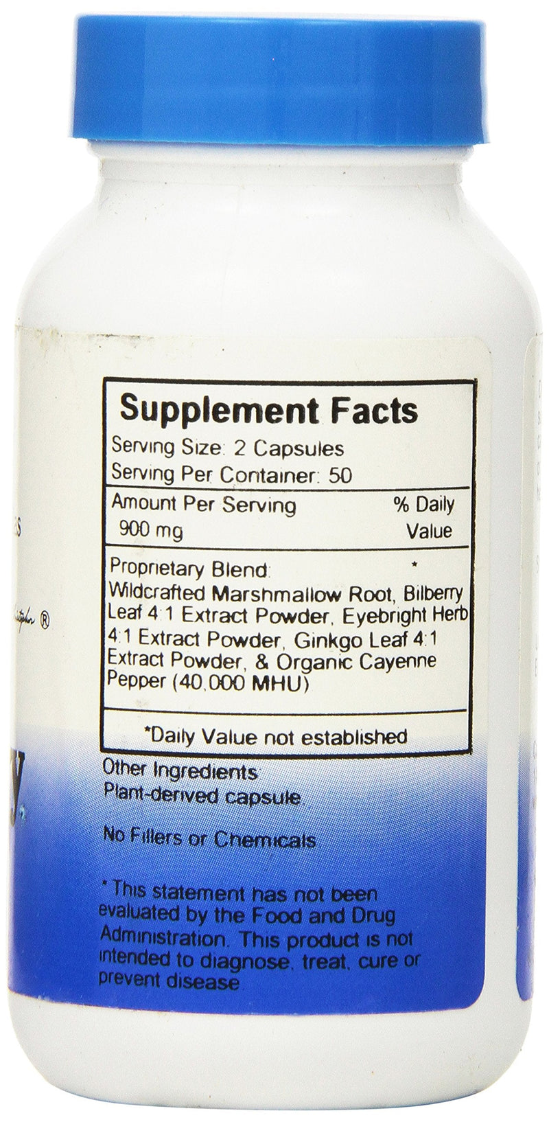 [Australia] - Dr Christopher's Formula Bilberry Eye, 100 Count 